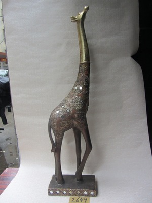 樹脂陶瓷工藝品 長鹿伸頸的藝術魅力與市場探析